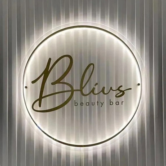 Placa Acrílico Backlit